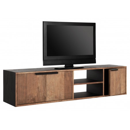Cosmo No.1 Wall-Mounted TV Cabinet with 3 Doors and 2 Shelves