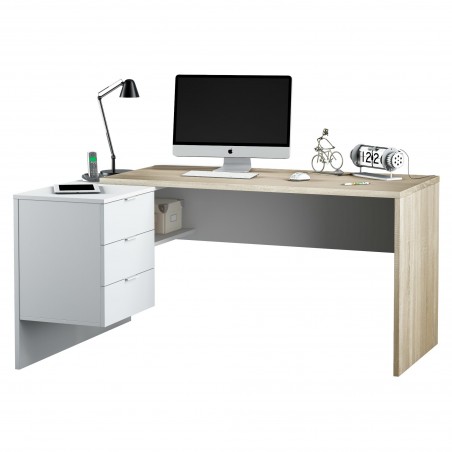 FOBUR4655 Extendable Corner Desk