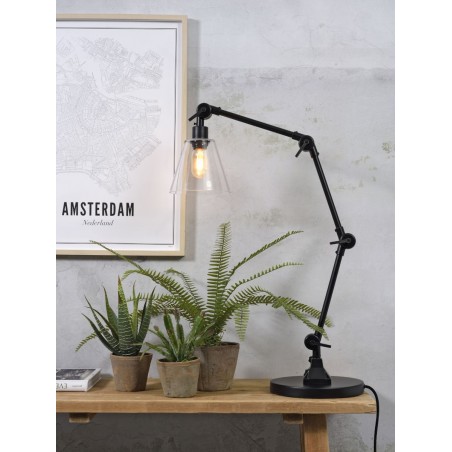 Amsterdam table lamp in clear glass