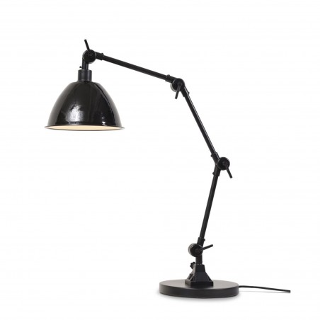 Amsterdam table lamp with enamelled lampshade