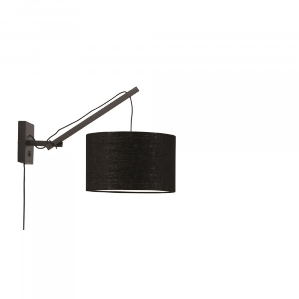 Andes wall light in black...