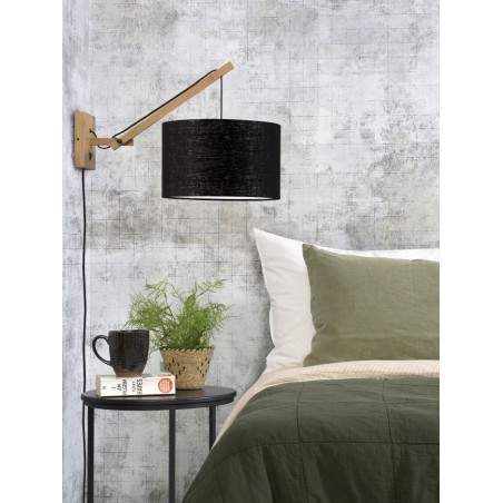 Andes wall light in natural bamboo and linen