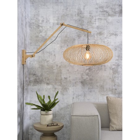 Cango wall light with natural arm