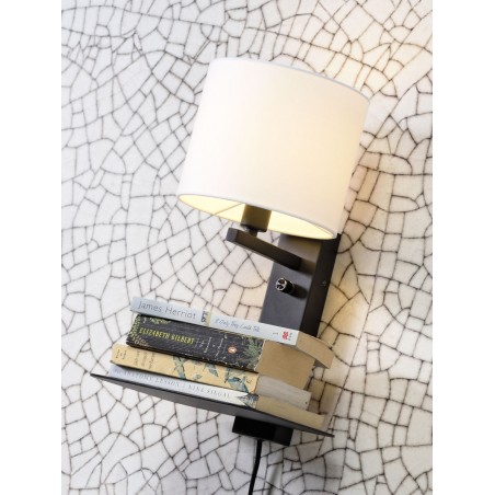 Florence Wall Sconce with Lampshade