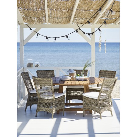 Outdoor dining chair Marie cushion included