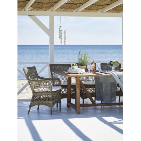 Outdoor dining chair Marie cushion included