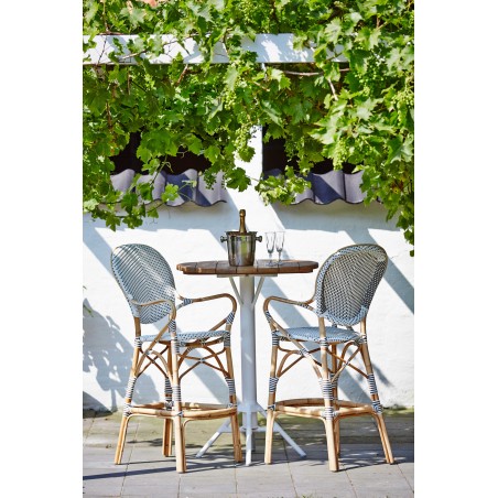 Isabelle Bar Stool with Outdoor Armrests