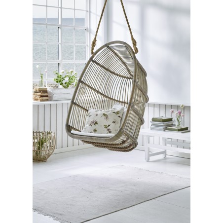 Renoir Rattan Hanging Swing with Cushion