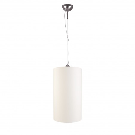 Rome H pendant lamp in iron and cotton