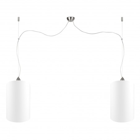 Rome H2 pendant lamp in iron and cotton