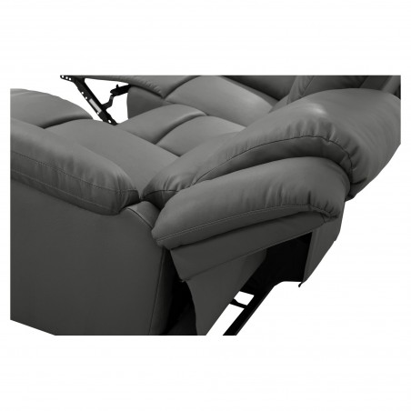 9121 Manual 3 Seater PU Relaxation Sofa