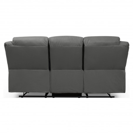 9121 Manual 3 Seater PU Relaxation Sofa