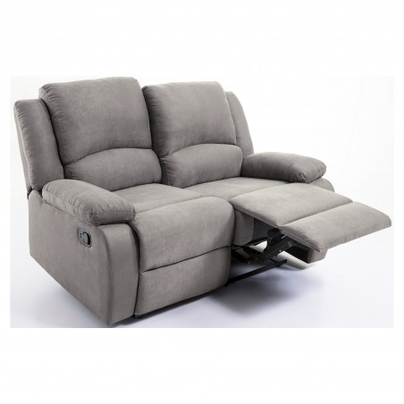 9121 Manual 2 Seater Microfiber Relaxation Sofa