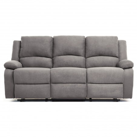9121EE Electric 3 Seater Microfiber Relaxation Sofa