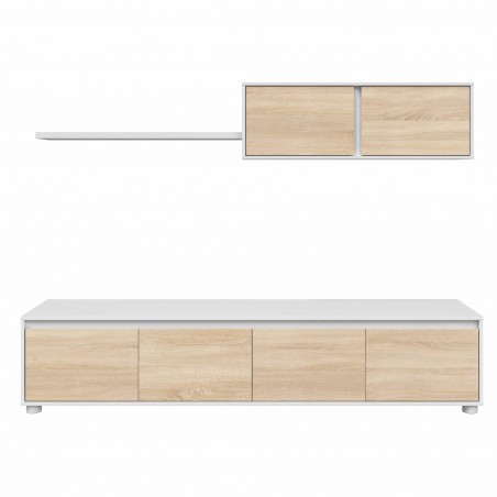 TV Stand FOTV6663 4 Doors with Wall Shelf