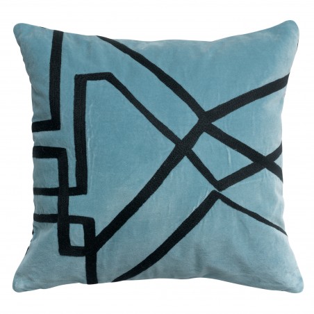 Fara embroidered cushion