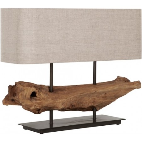 Log Erosion Table Lamp