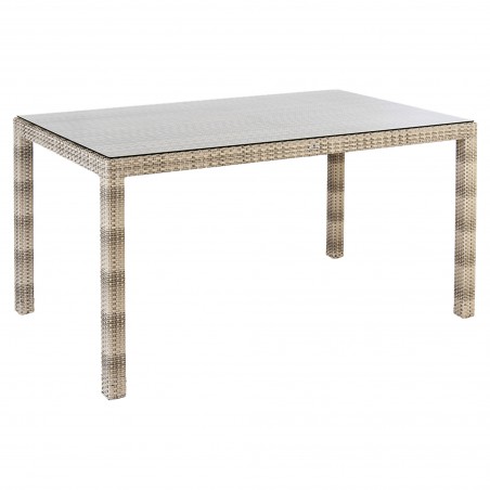 Ocean Pearl Rectangular Table with Glass Top
