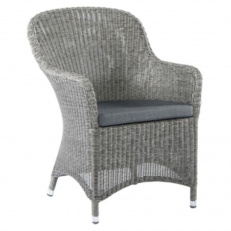 Carlo Round Back Mounted Chair with Cushion