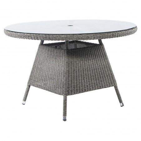 Monte Carlo round table with glass top