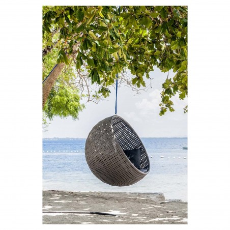 Monte Carlo hanging chair with cushion