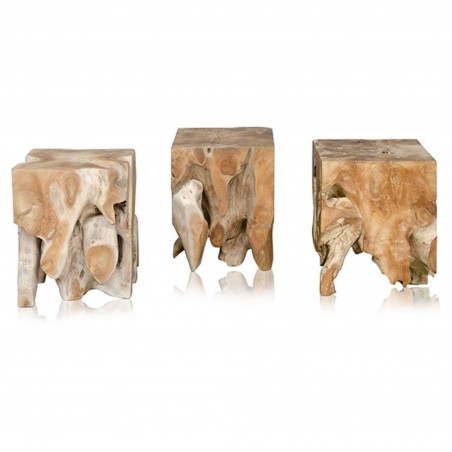 Root cube coffee table