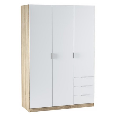 wardrobe FOARM1323F with 3 doors and 3 drawers