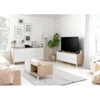TV stand FOTV16622 with 2 doors and 2 drawers