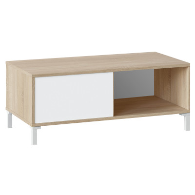 FOTAB11641 coffee table with 2 niches Canadian oak
