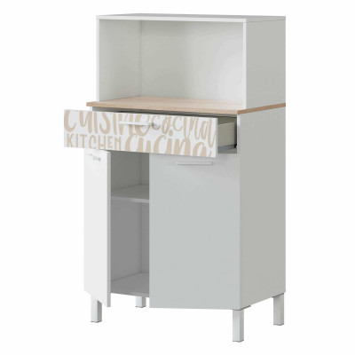 FOCUI9921 kitchen sideboard with 2 doors and 1 drawer