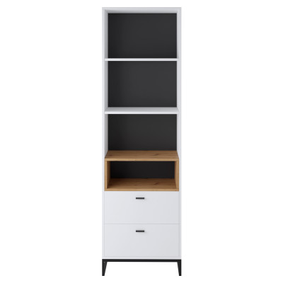 Olie cabinet with 2 drawers and 4 niches