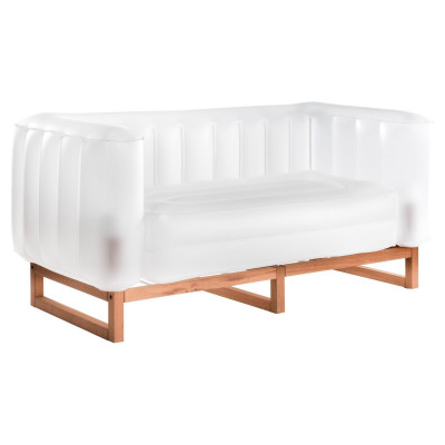 Yomi Eko light sofa with wood frame
