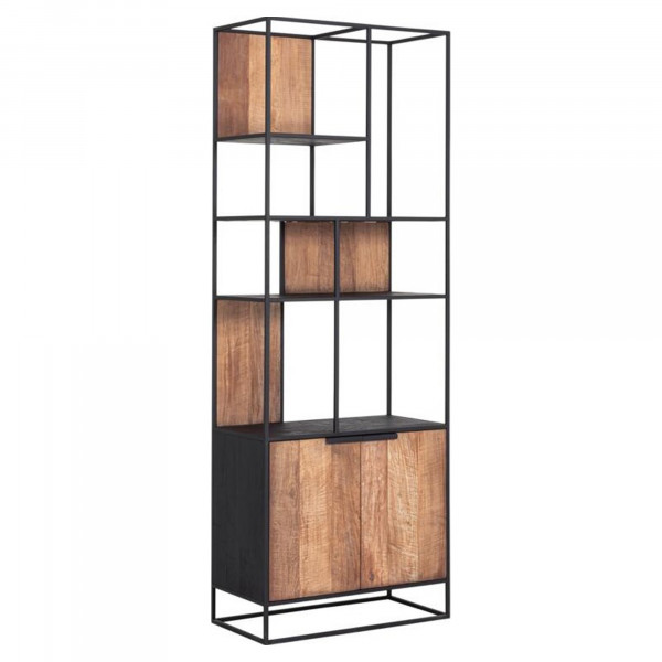 Cosmo bookcase with 2 doors