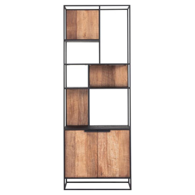 Cosmo bookcase with 2 doors