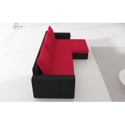 Livio classic convertible corner sofa right