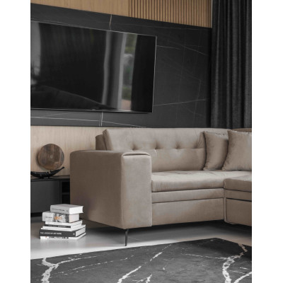 Montez panoramic convertible corner sofa