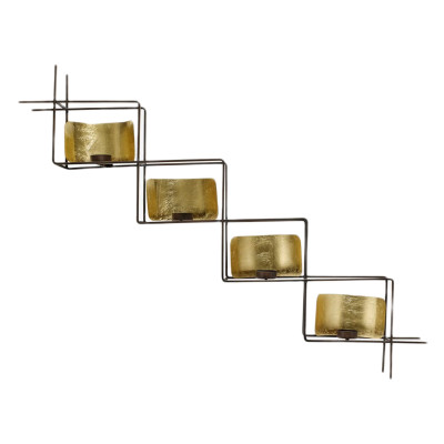Gold wall lamp holder