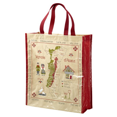 Wine Route shopping bag