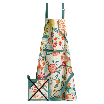 Pomegranate cooking apron