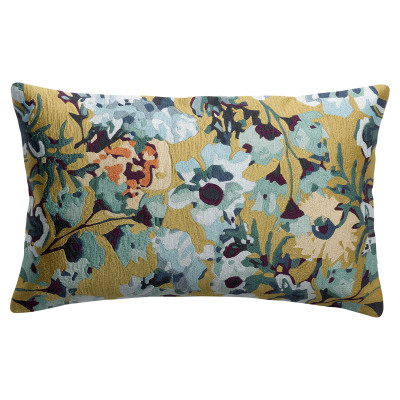 Hortense embroidered cushion