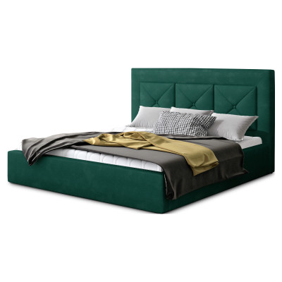 Cloe bed with a metal frame
