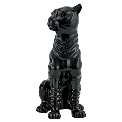 Seated Panther sculpture
