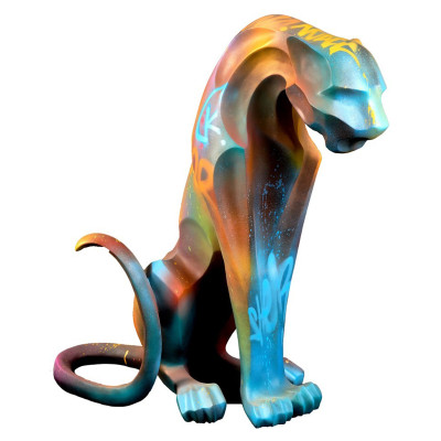 Shiva Panther Sculpture