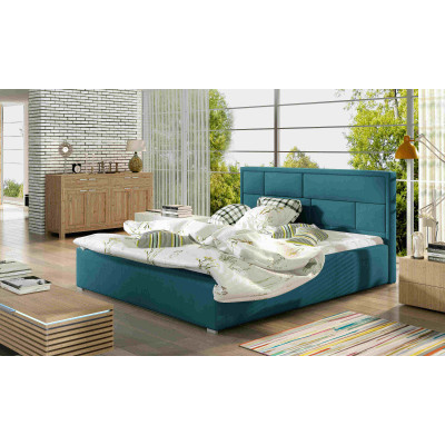 Latina bed with a wooden frame