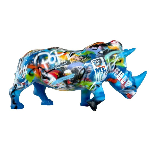 Rhino Pop sculpture
