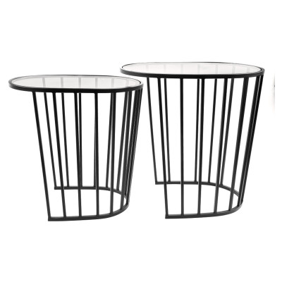 Set of 2 small tables 5972