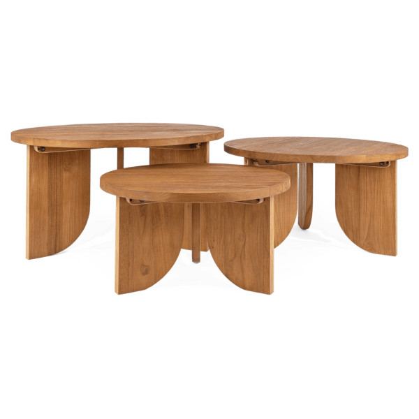 Set of 3 Ace coffee tables