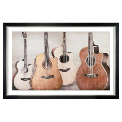 Acrylic canvas acoustic guitars