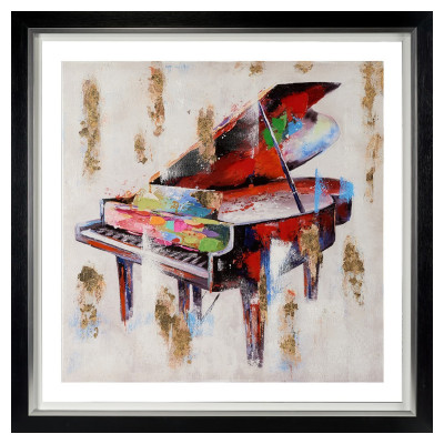 Le Piano acrylic canvas