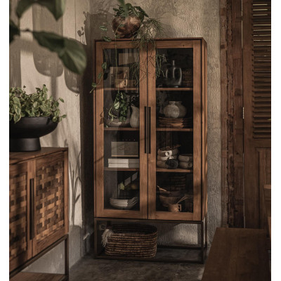 Karma glass cabinet with 2 doors